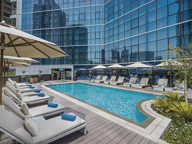 Hotel pool facility