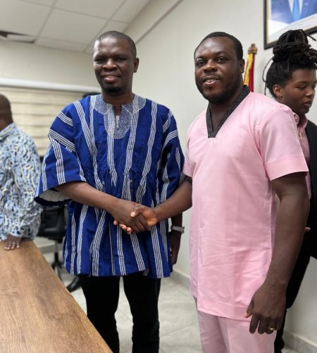 With the Minister of Sports