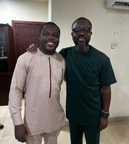 With the Director of Diaspora Affairs